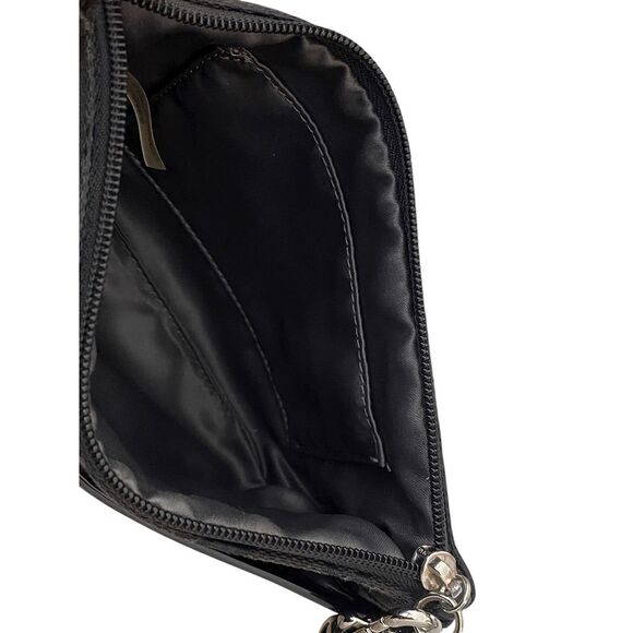 COACH Black Signature Turnlock Wristlet - Picture 6 of 8